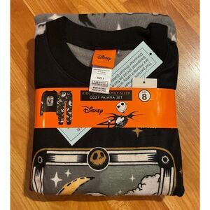 Disney The Nightmare Before Christmas kids Cozy‎ Pajama Set  New in size 8